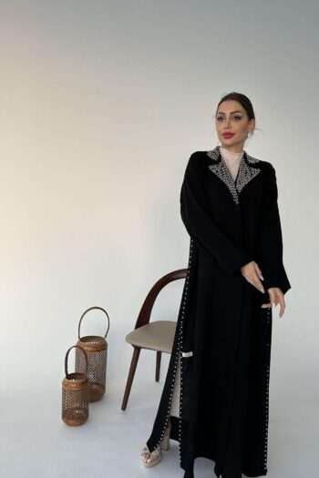 Black Crepe Abaya