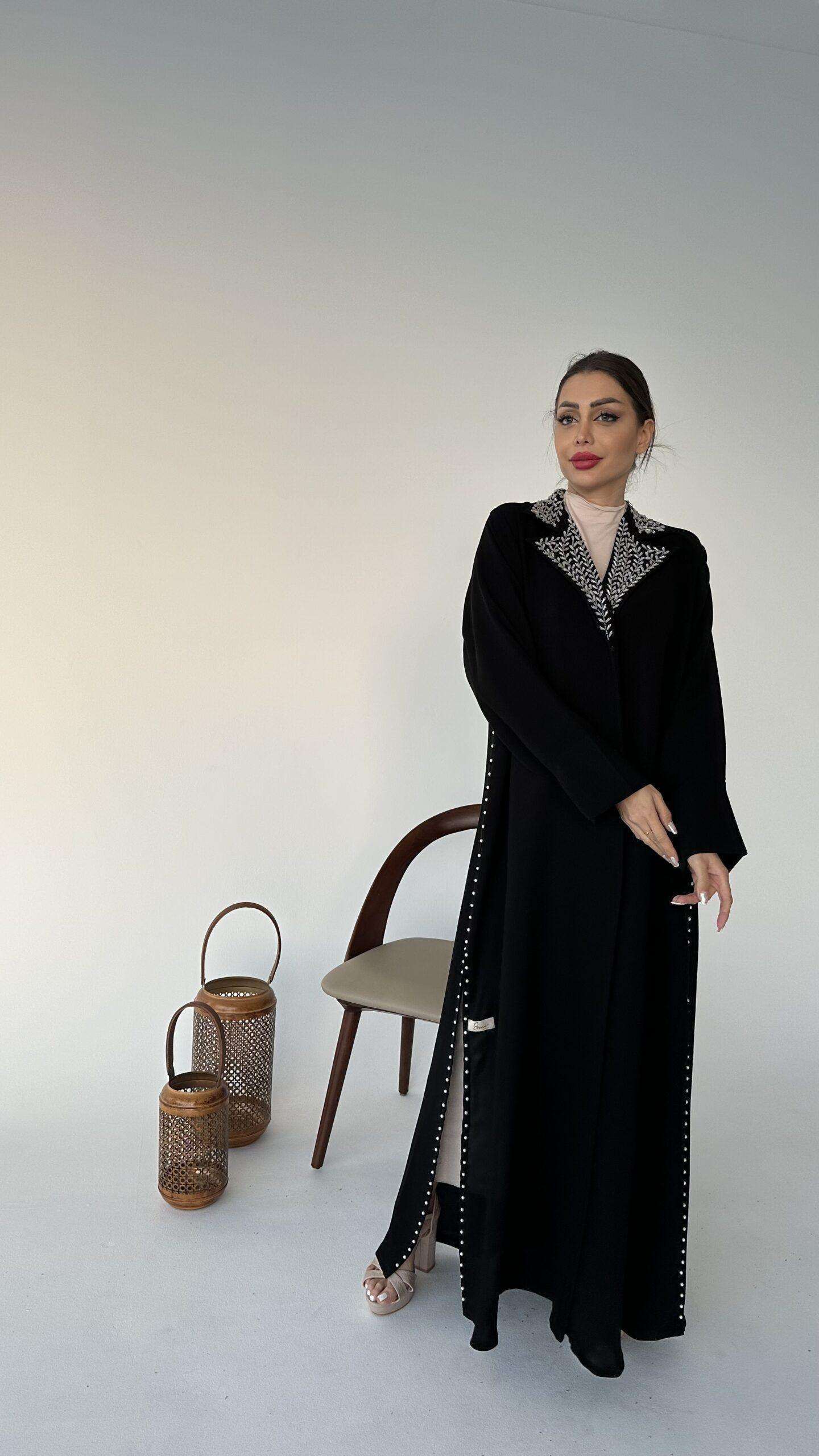 Black Crepe Abaya