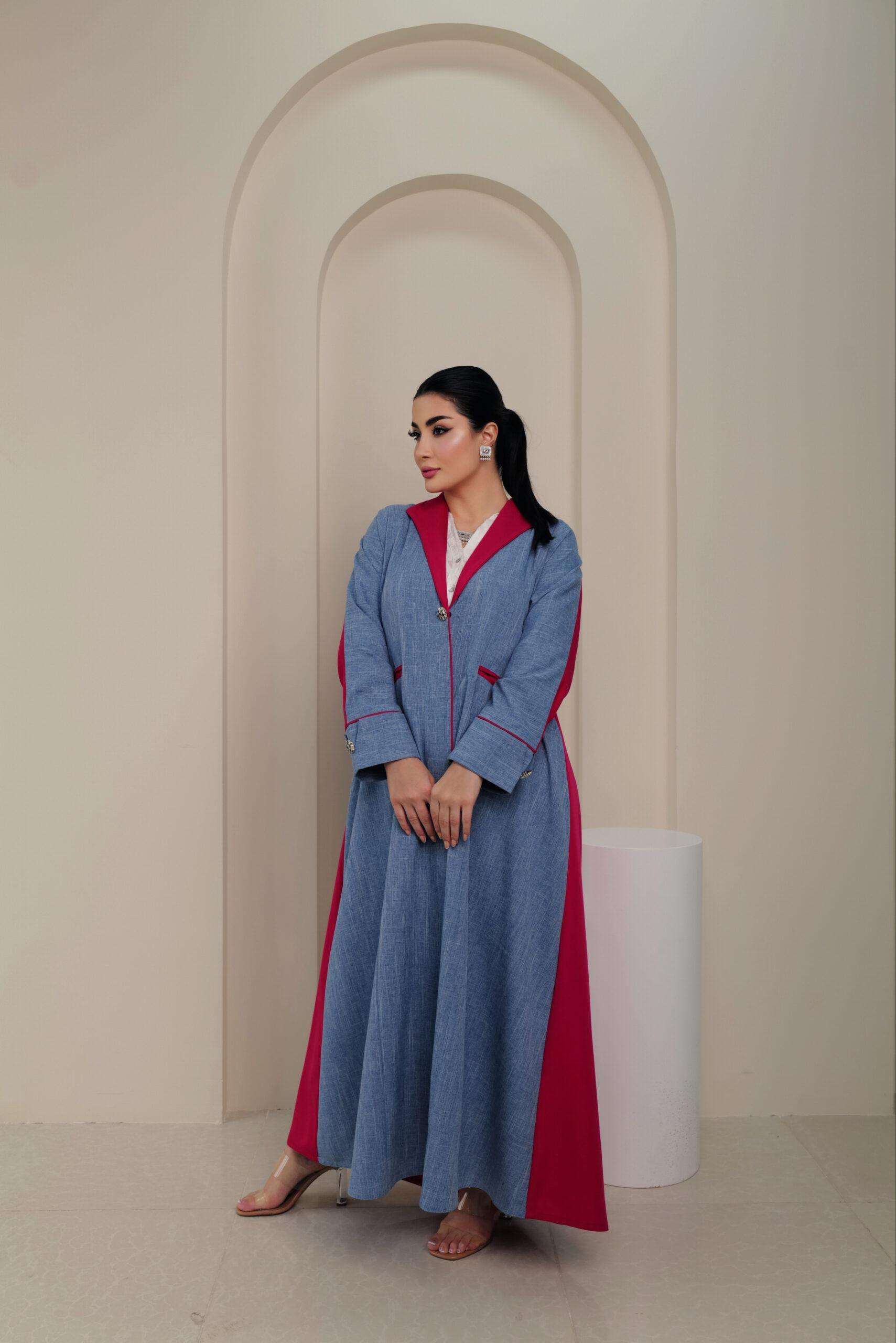 Bold Pink Abaya