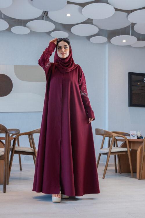 Beaded Sleeve Klosh Abaya